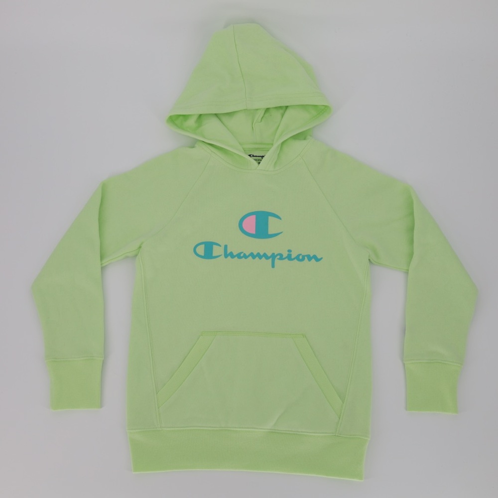 NWOT‎ Champion Girls' Solid Raglan Fleece Hoodie